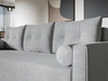 Schlafsofa mit Bettfunktion und Bettkasten Pori Creme