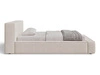 Polsterbett mit Bettkasten und Lattenrost 120x200 Mali Beige