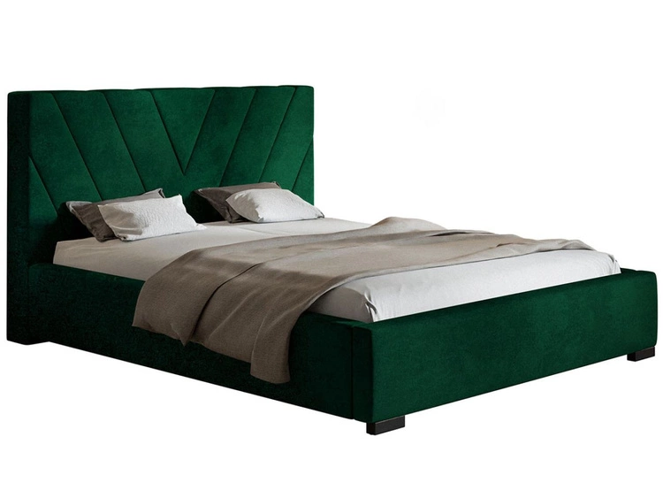 Polsterbett mit Bettkasten und Lattenrost 140x200 Tivoli Dunkelblau