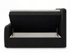 Boxspringbett mit Bettkasten 180x200 Campi Schwarz