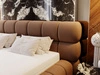 Polsterbett mit Bettkasten und Lattenrost 160x200 Mellow Braun