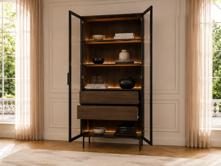 Wohnzimmer-Set Lumina Eiche Dunin