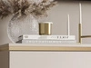 TV-Lowboard im Glamour-Stil mit LED-Beleuchtung Celle, Kaschmir matt