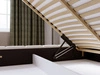 Polsterbett mit Bettkasten und Lattenrost 120x200 Orio Beige