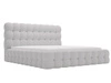 Polsterbett mit Bettkasten und Lattenrost 140x200 Twist Grau