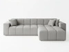 Ecksofa L-Form Rechts Moderne Ecksofa Loopo Grau