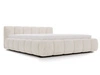 Polsterbett mit Bettkasten und Lattenrost 160x200 Cloud Low Beige