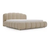 Polsterbett mit Stauraum und Lattenrost 200x200 Cloud Soft Beige