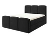 Boxspringbett mit Bettkasten 180x200 Campi Schwarz