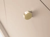 Türkommode mit Golden Metallbeinen Amor Beige