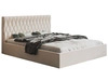 Polsterbett mit Bettkasten und Lattenrost 120x200 Benny Beige