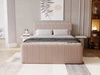 Boxspringbett mit Bettkasten 180x200 Osteno Beige