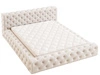 Polsterbett mit Bettkasten und Lattenrost 120x200 Palini Beige
