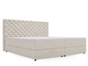 Boxspringbett mit Bettkasten 160x200 Bergamo Beige