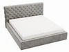 Polsterbett mit Bettkasten und Lattenrost 180x200 Apollo Grau