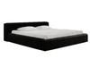 Polsterbett mit Bettkasten und Lattenrost 160x200 Lipari Schwarz