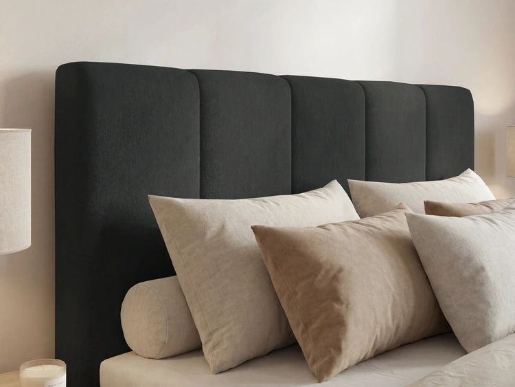 Boxspringbett mit Bettkasten 180x200 Vendi Schwarz