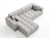 Ecksofa L-Form Links Moderne Ecksofa Loopo Grau