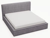 Polsterbett mit Bettkasten und Lattenrost 180x200 Monaco Grau