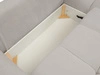 Ecksofa L-Form mit Schlaffunktion und Bettkasten Bene Hellgrau