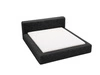 Polsterbett mit Bettkasten und Lattenrost  120x200 Enjoy Schwarz