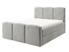 Boxspringbett mit Bettkasten 160x200 Campi Grau
