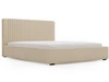 Polsterbett mit Bettkasten und Lattenrost 160x200 Malmo Beige