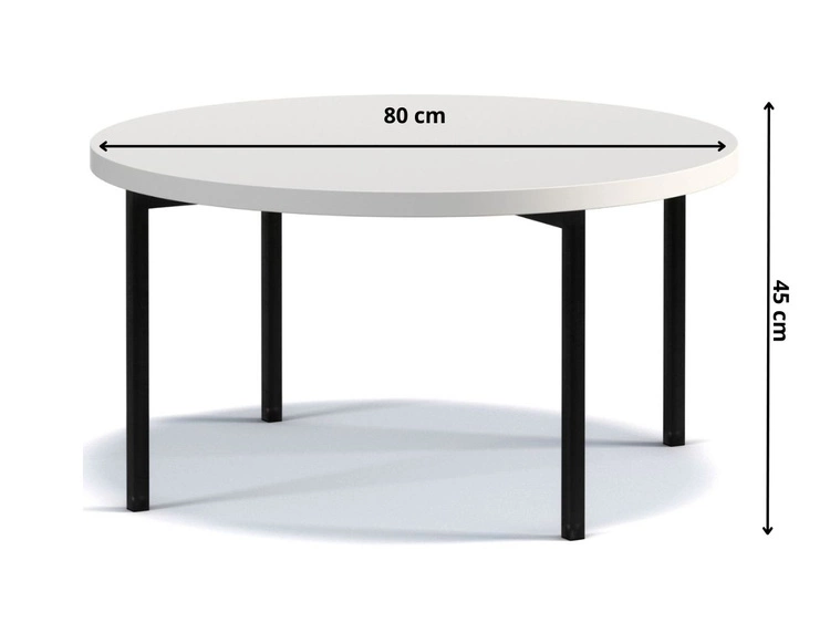 Runder Couchtisch Sevilla Braun