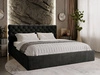 Polsterbett mit Bettkasten und Lattenrost 160x200 Apollo Schwarz