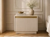 Nachttisch mit Schublade Roland Beige