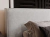 Polsterbett mit Bettkasten und Lattenrost 140x200 Monaco Hellgrau