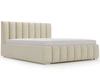 Polsterbett mit Bettkasten und Lattenrost 120x200 Neos Beige