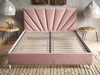 Polsterbett mit Lattenrost 120x200 Fuzi Beige