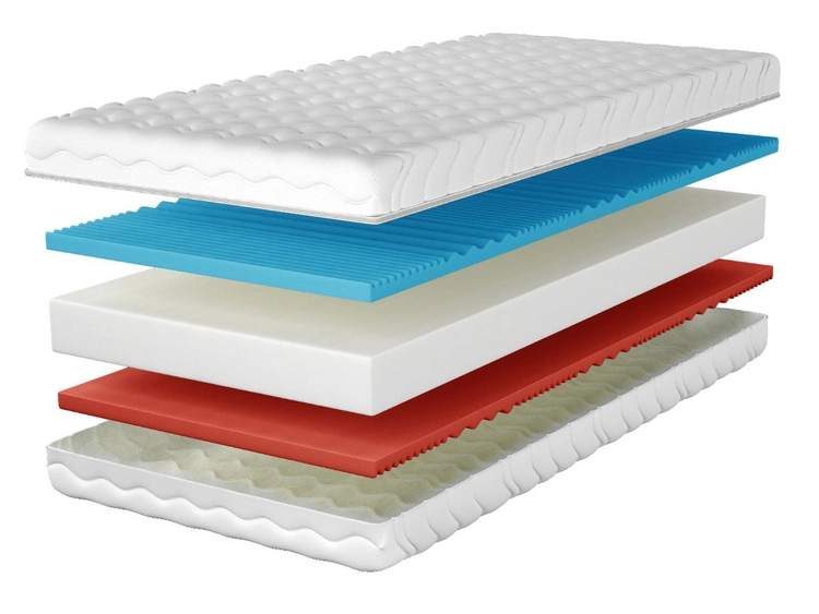 Schaumstoffmatratze mit profiliertem Schaum Nube 140x200