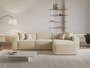 Ecksofa L-Form Rechts Arizona Beige