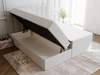 Boxspringbett mit Bettkasten 140x200 Mocca Grau