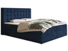 Boxspringbett mit Bettkasten 120x200 Denza Dunkelblau