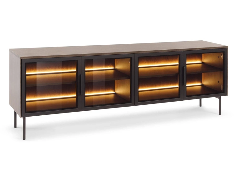 Wohnzimmer-Set Lumina Eiche Dunin