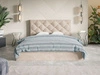 Polsterbett mit Bettkasten und Lattenrost 180x200 Salento Beige