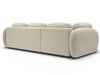 Ecksofa mit Schlaffunktion und Bettkasten Links Carino Beige