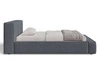 Polsterbett mit Bettkasten und Lattenrost 180x200 Mali Dunkelgrau