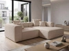 Ecksofa L Rechts Vellaro Beige