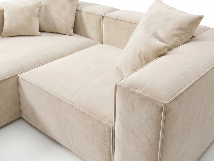Ecksofa L Links Vellaro Creme