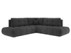Ecksofa mit Schlaffunktion und Bettkasten Links Kair Graphit