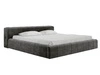 Polsterbett mit Bettkasten und Lattenrost 120x200 Lipari Dunkelgrau