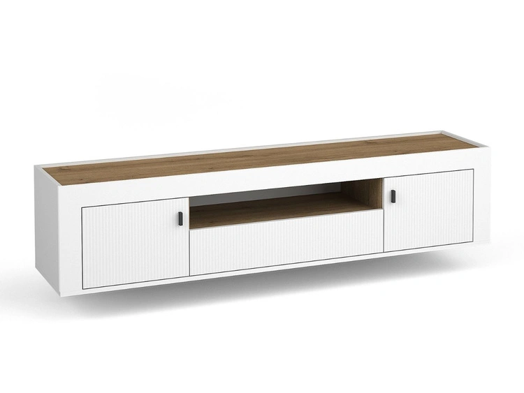 Set für Wohnzimmer Messina Weiß