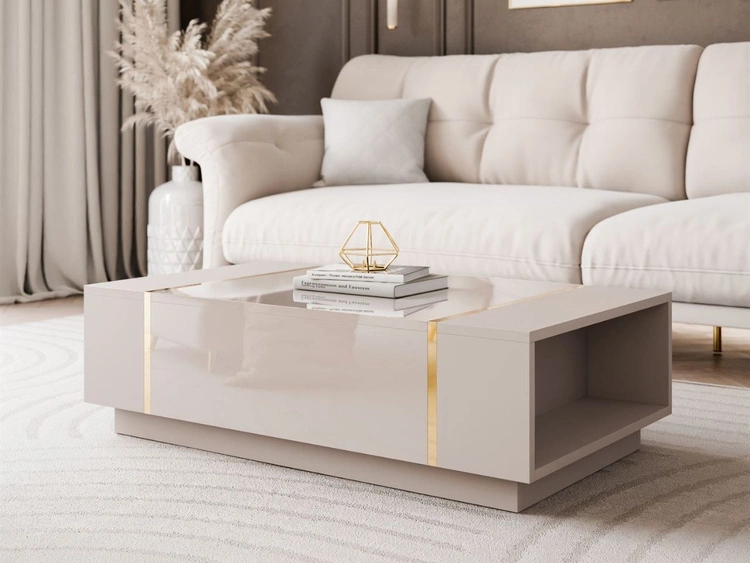 Wohnzimmer-Set im Glamour-Stil Lunelie Kaschmir
