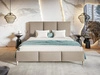Polsterbett mit Lattenrost 160x200 Trio Beige