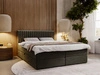 Boxspringbett mit Bettkasten 180x200 Marbella Dunkelgrau