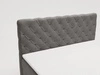 Boxspringbett mit Bettkasten 160x200 Lunaris Dunkelgrau